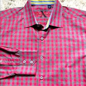 Robert Graham X  Red Check Men’s Button Shirt XL